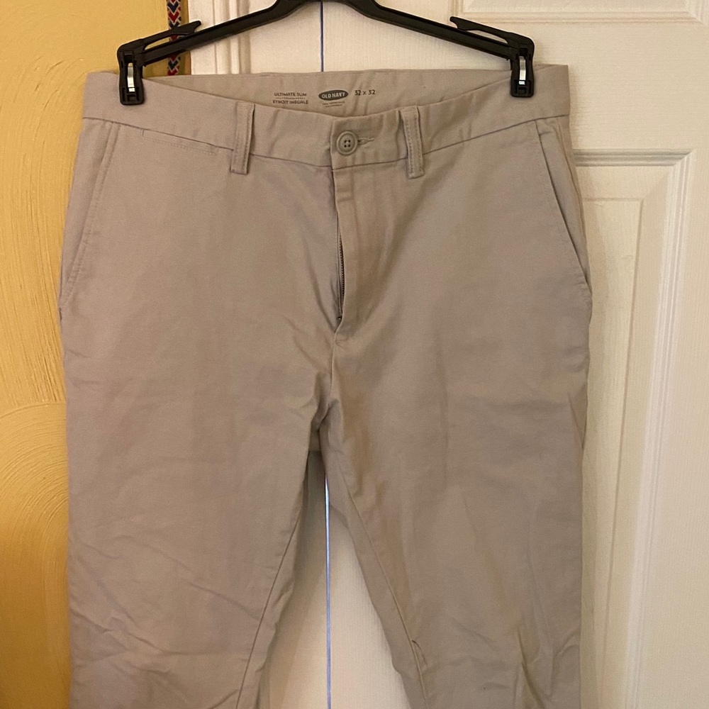 Old navy grey gray dress pants 32